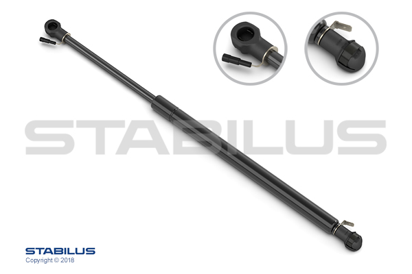 Amortizor luneta STABILUS Porsche 911 Targa dreapta lungime maxima 464mm cursa 175mm 07.06-12.12