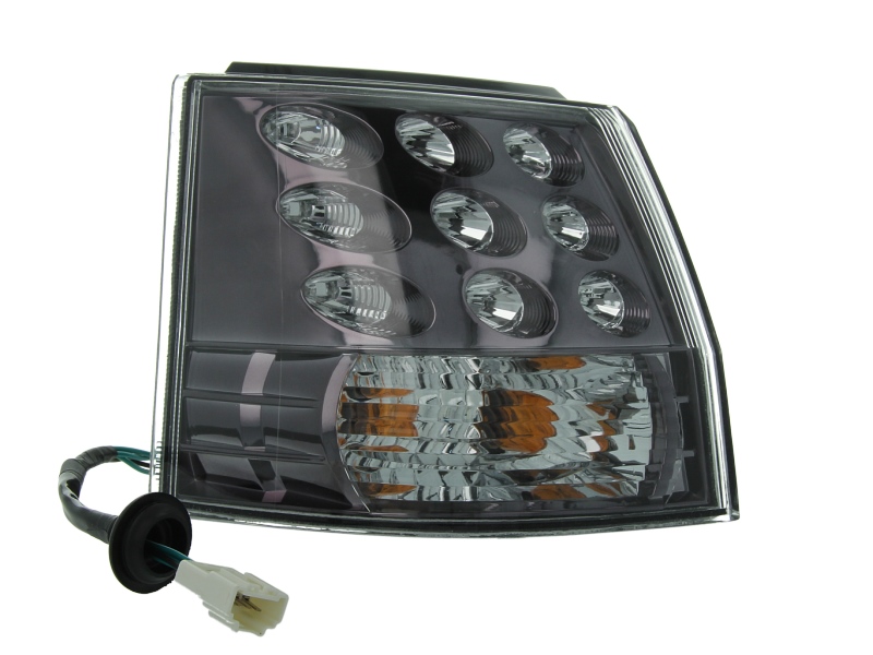 Stopuri spate DEPO Lampa Stanga LED/P21W MITSUBISHI OUTLANDER II 2.0-3.0 11.06-11.12 Negru Galben Off-road 214-19A8L-AQ