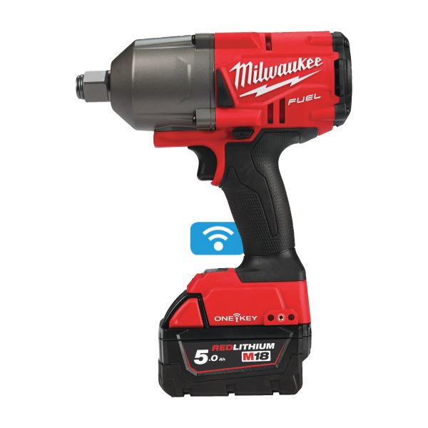 Pistol impact acumulator MILWAUKEE M18 FUEL 3/4, 2034Nm, 18V 2x5Ah, motor fara perii, ONE-KEY™