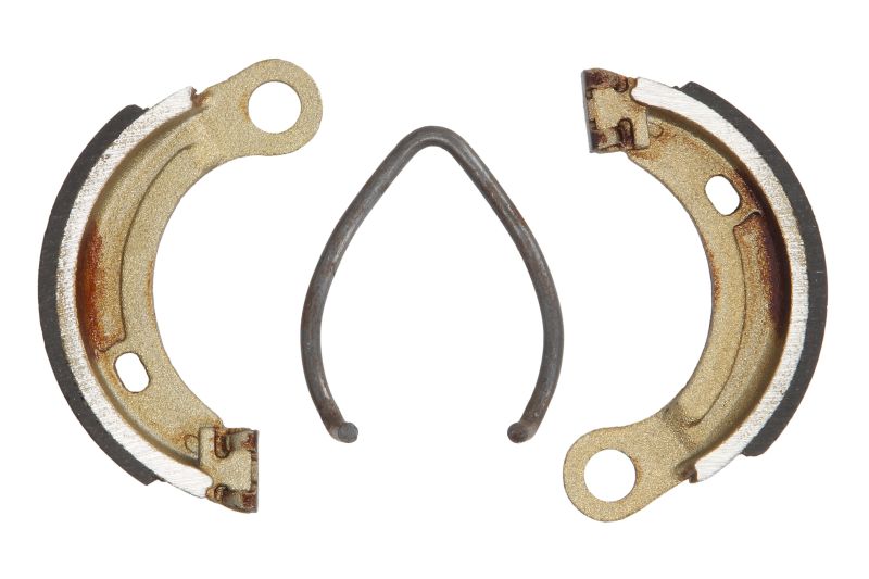 Set saboți frână FERODO 90.0 mm diametru 18.0 mm lățime față/spate cu arcuri Motociclete JOS Piaggio Malaguti Garelli Benelli