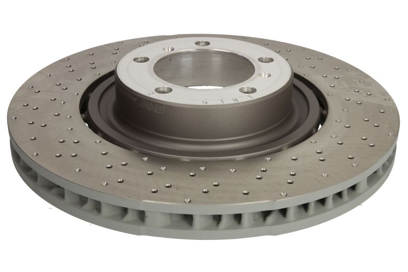 Disc Frana SHW Ventilat Intern 380mm Fata Stanga Porsche 911 3.8 09.13- Doua Piese 34mm Grosime 32mm Minima ECE R90 Approved