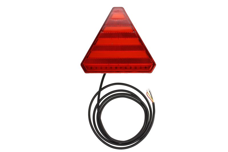 Stopuri spate WAS LED 12/24V indicator lumina frana parcare iluminare numar reflector triunghiular cablu 0,2m 163x143x75mm