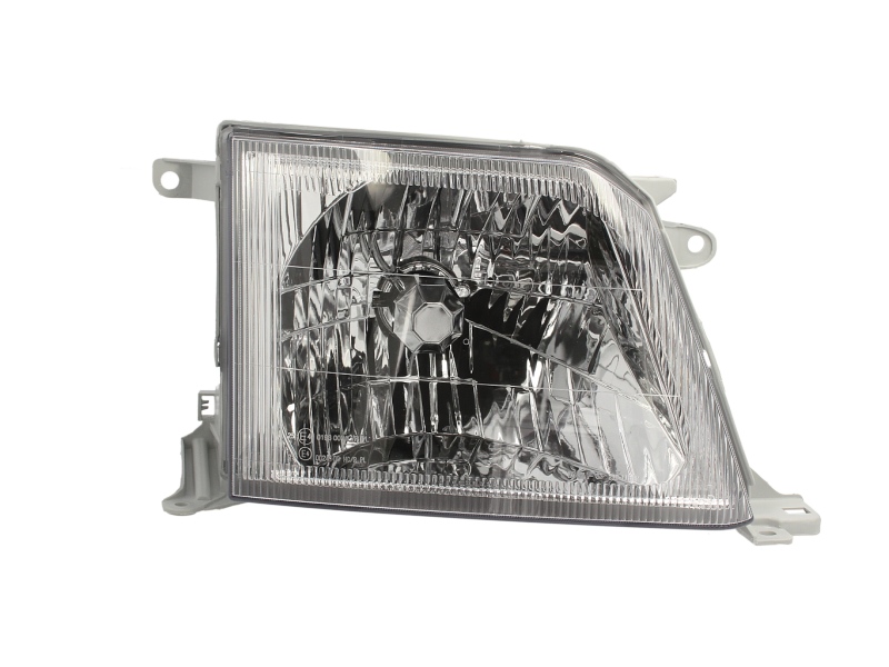 Far Dreapta DEPO Lampa Frontala H4/W5W Manual Fara Motoras KOITO Culoare Cromat Toyota Land Cruiser 100/90 01.02