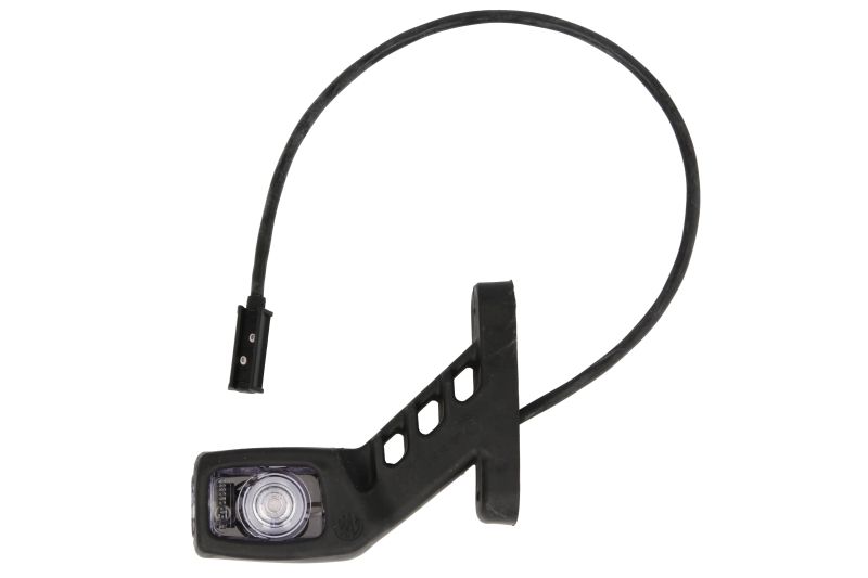 Lumina de Clarificare WAS LED Dreapta IP66 12/24V Alb/Rosu/Portocaliu Brat Mediu-Long Lungime Cablu 500mm Conector CLICK-IN/JAEGER