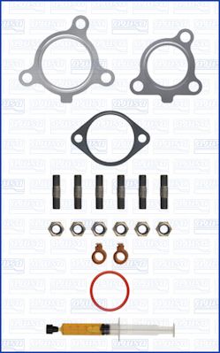 Set montaj turbocompresor AJUSA kit asamblare turbo cu garnituri șurub autoblocare 0,28 kg