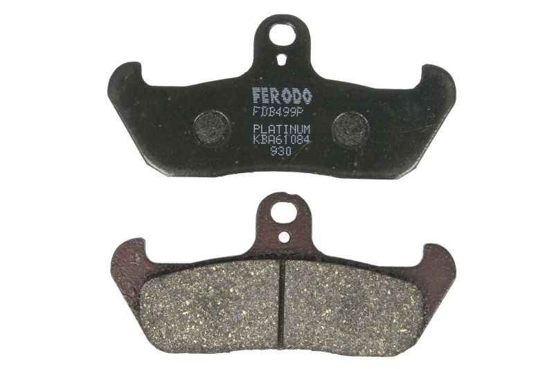 Set Placute Frana Disc FERODO Yamaha TDR 125 1992 Fata Platina Inaltime 100mm Lungime 47mm Grosime 8.5mm Moto Morini