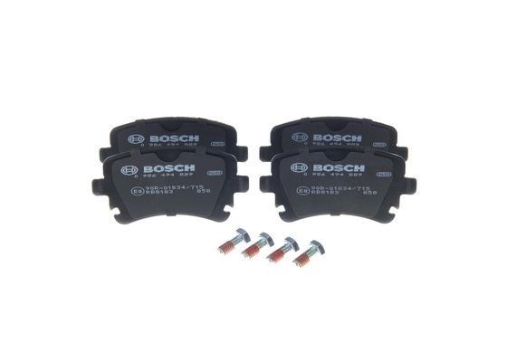 Set placute frana disc Spate BOSCH Bentley Continental 6.0 03.05-02.13 Inaltime 59.1mm Latime 116.2mm Grosime 17.5mm