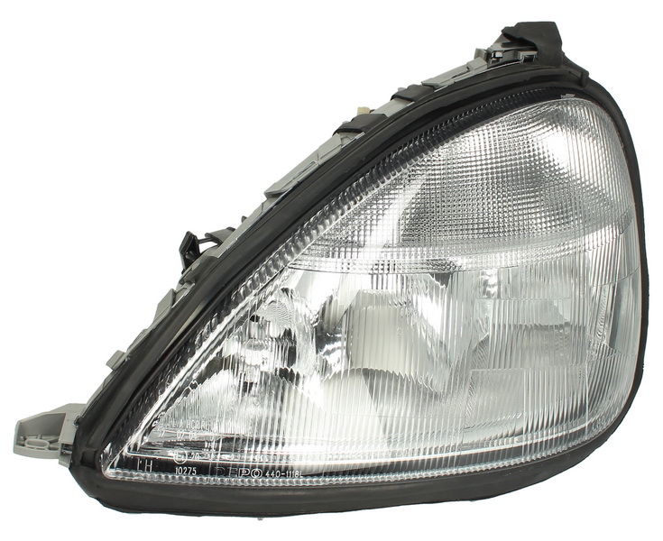 Far Stanga DEPO Lampa Frontala H1/H7/PY21W/W5W Electric Fara Motoras Argintiu Semnalizator Alb Mercedes A W168 97-01