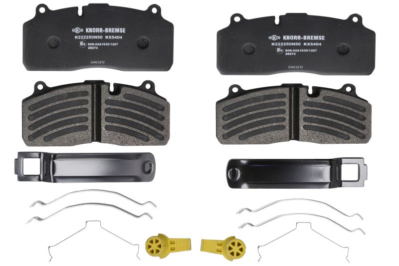 Set Placute Frana Disc Fata/Spate KNORR HALDEX DB22LT 8,34kg