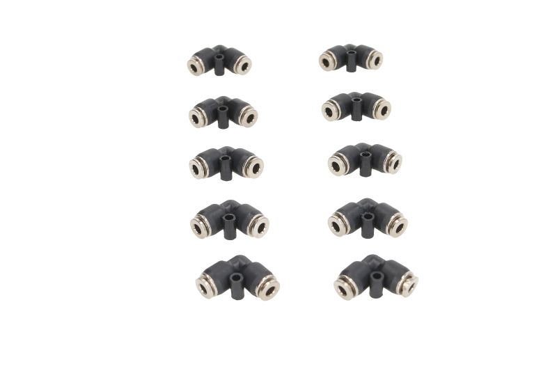 Cap de Cuplare Pneumatics Brida U Plastic Montare TEKALAN 4mm Diametru 10buc Cotul 4x1 mm