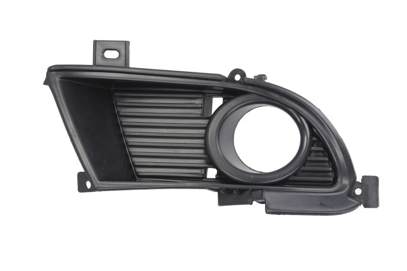 Grila ventilatie bara protectie fata dreapta cu gauri lampa ceata negru Mitsubishi Lancer VII 01.01-12.13 BLIC