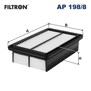 Filtru aer Insertie Filtru FILTRON Inaltime 57mm Latime 137mm Lungime 248mm AP 198/8