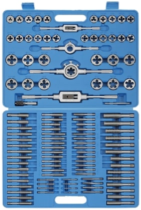 Set Tap & Die SONIC 110 buc Dimensiune Filet Metric M10x1/M10x1,25/M11x1,5/M12x1/M12x1,25/M12x1,5/M12x1,75/M14x1/M14x1,25/M14x1,5/M14x2/M16x1/M16x1,5/M16x2/M18x1,5/M2x0,4/M3x0,5/M4x0,7