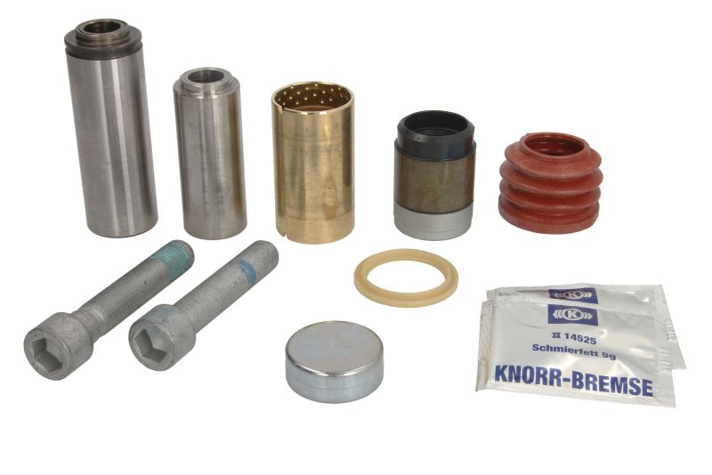 Kit reparare etrier KNORR ghiduri sigilii montare spate fixare dreapta stanga frâne discuri