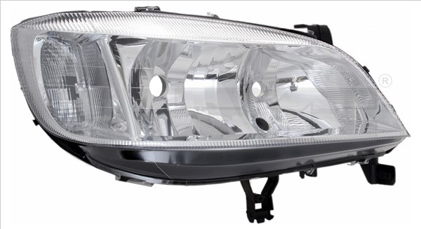 Far Stanga TYC Lampa Frontala H7/HB3 Electric Fara Motoras Culoare Insert Cromat Opel Zafira A