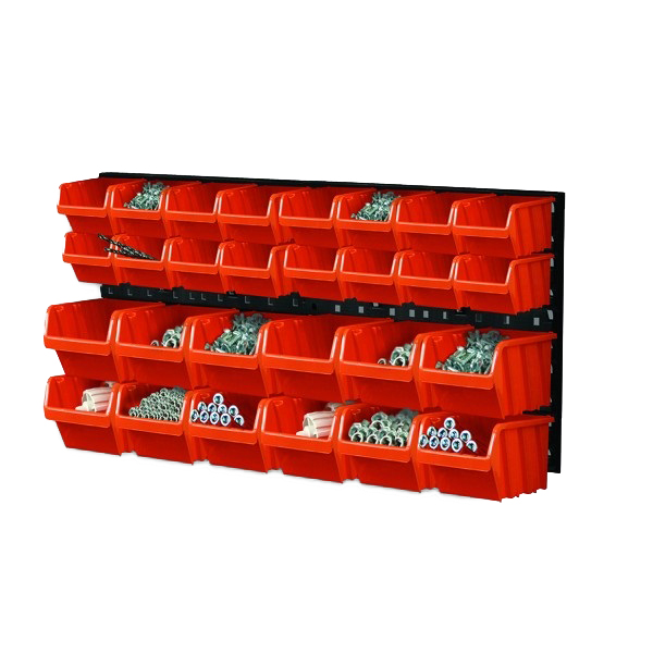 Organizator Garaj Rafturi MAMMOOTH Negru Plastic Lungime 200 mm x Latime 800 mm x Inaltime 400 mm