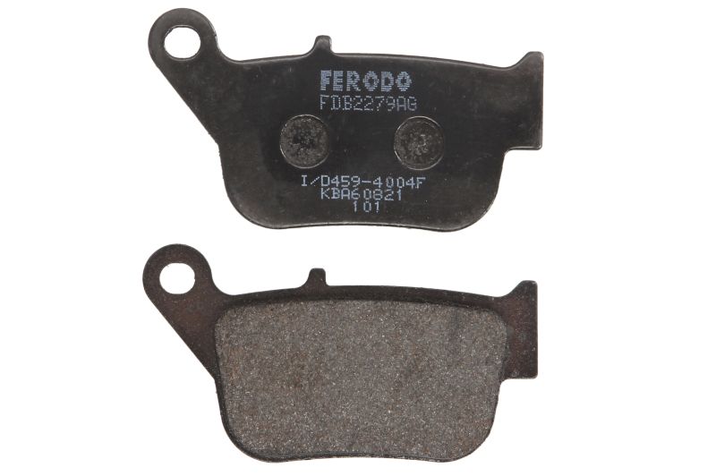 Set placute frana spate disc FERODO argento AG 80,1x44,5x8,8mm motociclete scutere