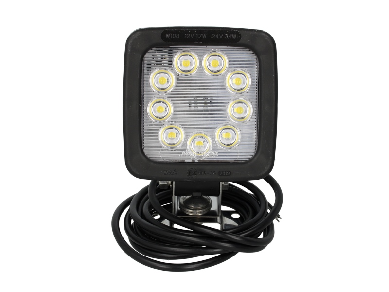 Lampa mers inapoi LED WAS 167 lm 100mmx100mm 12/24V