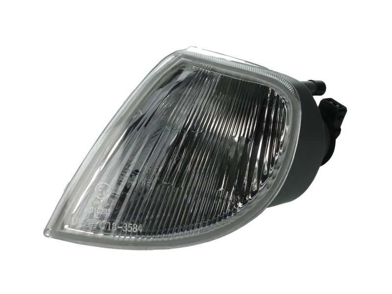 Semnalizator TYC Lampa Semnalizare Fata Stanga Transparent Citroen Saxo 1.0-1.6 02.96-04.04 05.96-09.03 Alb Cu Suport Bulb