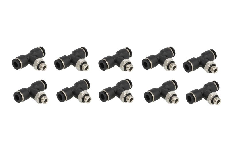 Cap de cuplare PNEUMATICS Montare TEKALAN Piese conector T M10x1 Plastic 6x1 mm 10buc