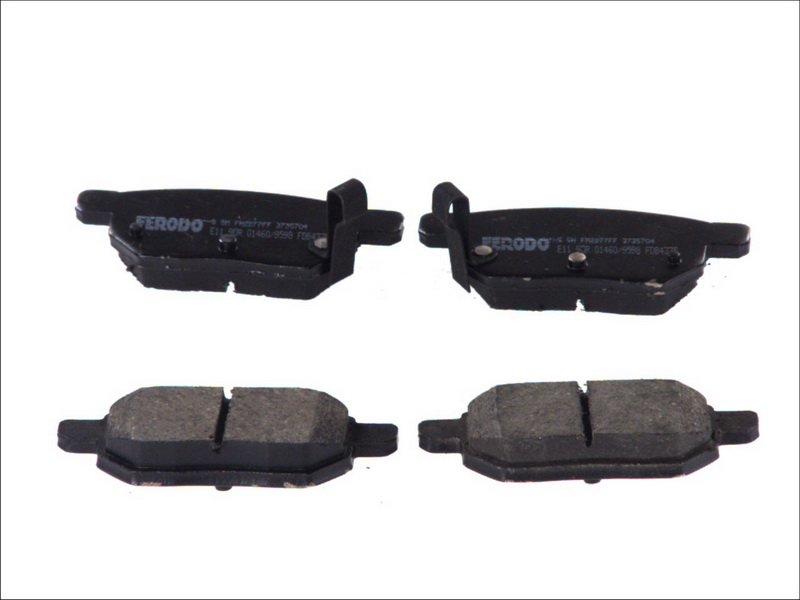 Set placute frana spate FERODO Lexus CT Toyota Corolla Matrix Prius Yaris 1.5-1.8H 42.2mm 98.4mm 14.3mm R90 Homologated