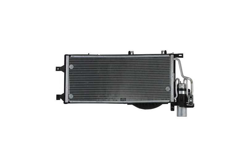 Condensator climatizare NISSENS Radiator răcire OPEL Corsa C 1.7 CDTI aluminiu 259mm x 588mm x 16mm cu uscator R134a