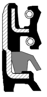 Simering etansare CORTECO, Oil Seal 40x55x18mm, Diametru interior 40mm, Diametru exterior 55mm, Latime 18mm