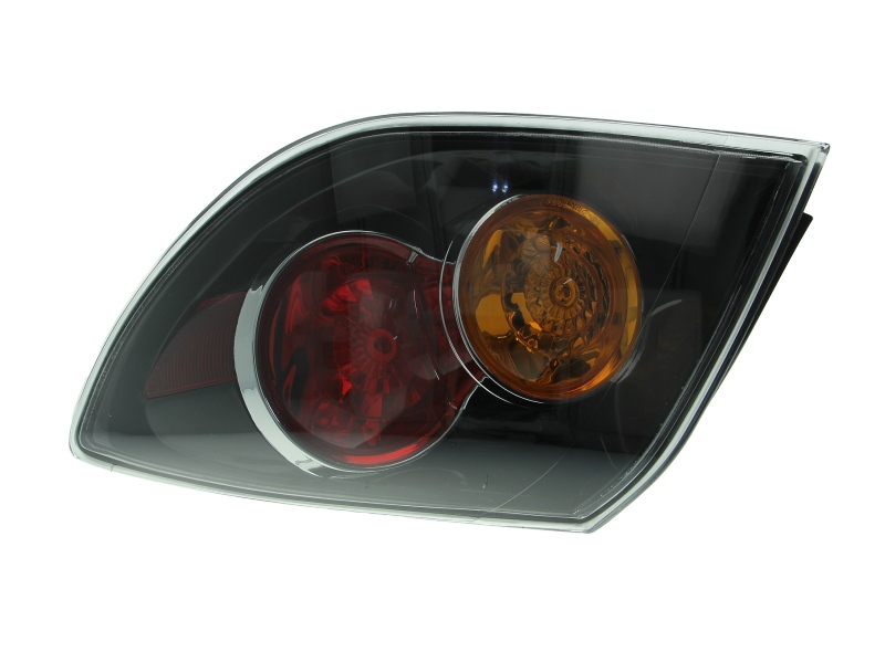 Lampa spate dreapta externa W21/5W W21W Mazda 3 1.3-2.3 10.03-12.09 Depo Hatchback negru galben