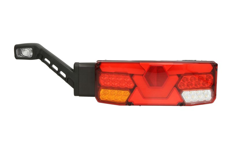 Stopuri spate WAS LED 24V indicator lumina ceata mers inapoi frana parcare numar inmatriculare reflector brat extensie stanga