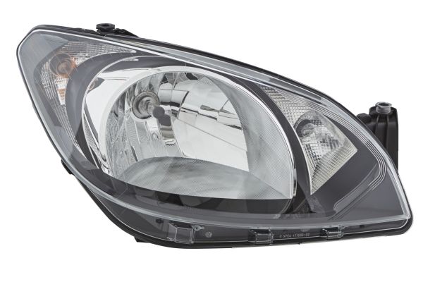 Far Dreapta HELLA Halogen Electric Cromat Semnalizator Transparent SKODA CITIGO E-CITIGO 12V H4 PY21W W21/5W Cu Motor