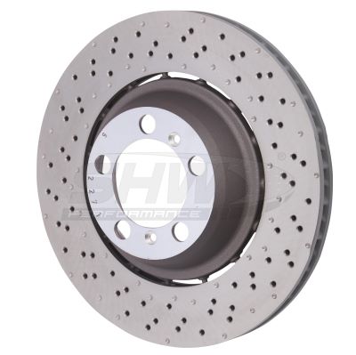 Disc frana ventilat intern 2 piese Spate Stanga Porsche 911 3.8/4.0 08.13- Diametru 380mm Grosime 30mm ECE R90 Approved