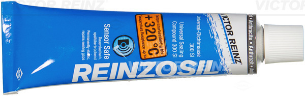 Silicon de etansare REINZ Reinzosil, interval de temperatura -50/300°C, culoare antracit, capacitate 0.07 l, tub