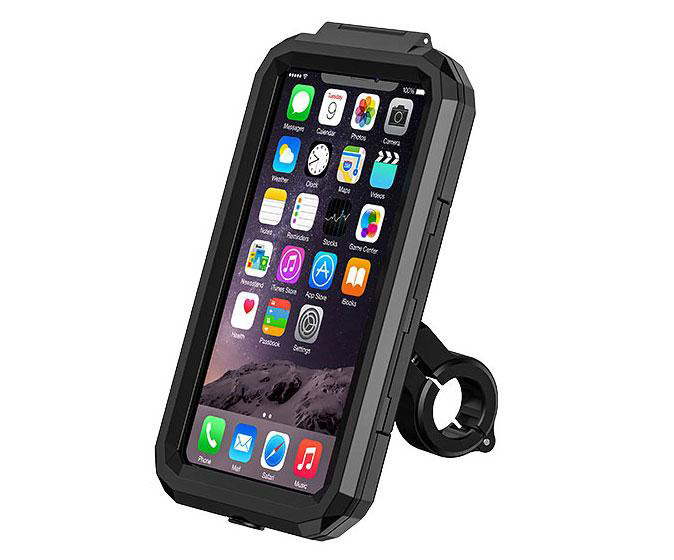 Suporturi de telefon 4 RIDE Carcasa impermeabilă cu încărcător wireless Motociclete Accesorii Multimedia