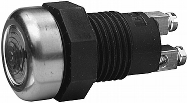 Lumina control HELLA Verde Halogen 12/24V 17.5mm conexiune șurub 2 mufe argint montaj 0.3-1.8mm 1 funcție luminoasă