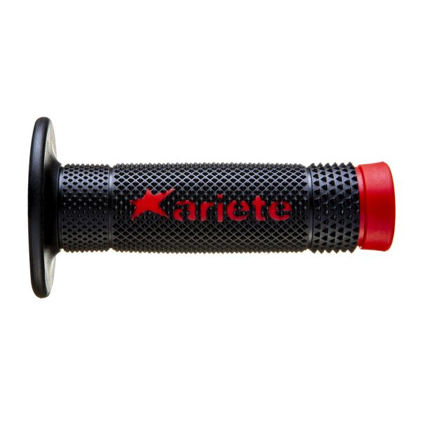 Miner ARIETE Manere Ghidon Diametru 22mm 24mm Lungime 115mm Offroad Negru/Rosu 2 bucati