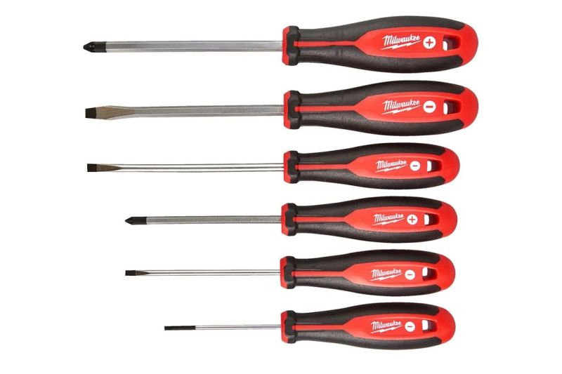 Set Scule MILWAUKEE Surubelnite 6 Buc Tip Surubelnita Dimensiune 0,5x3.0 mm Pozidriv PZ1 PZ2 Ambalaj Blister