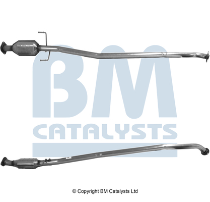 Convertor catalitic oval Diesel EURO 3 Toyota RAV 4 II 2.0D 05.01-11.05 BM CATALYSTS 2000cm³ Montare inclusă