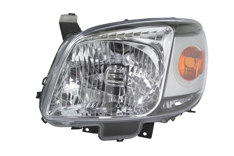 Far Stanga DEPO Lampa Frontala H4 Electric Fara Motoras Culoare Insert Cromat Semnalizator Galben Mazda BT-50