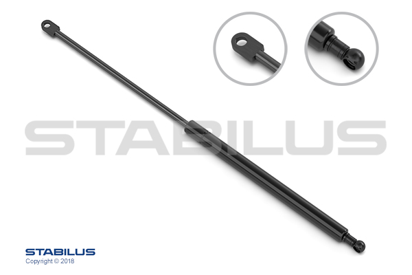 Amortizor luneta STABILUS BMW 5 E34 Combi 07.91-07.96 arcul gaz Dreapta/Stanga lungime maxima 176mm SUV 48mm