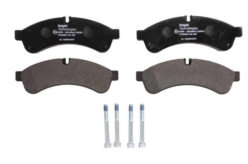 Set placute frana spate DELPHI pentru IVECO DAILY IV V VI 2.3D-Electric 05.06- Sistem de franare discuri