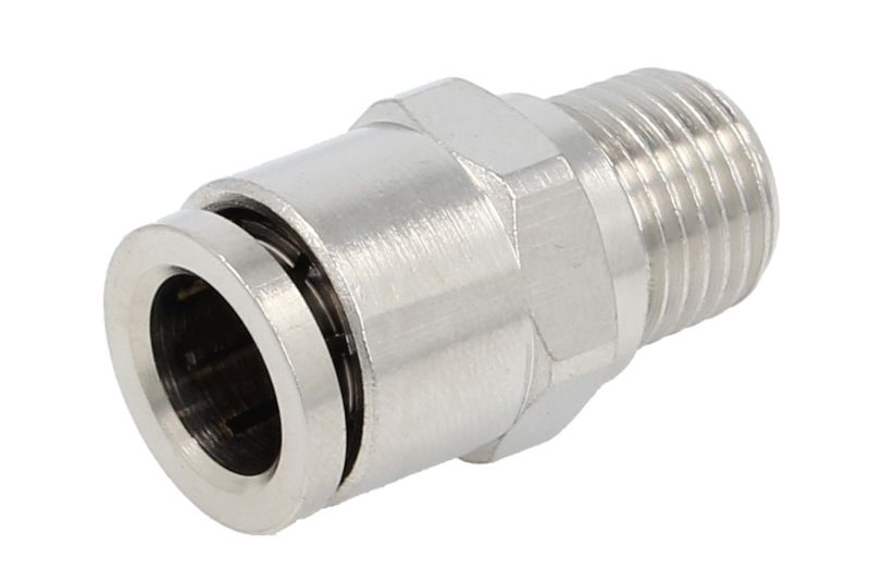 Cap de cuplare pneumatic PNEUMATICS TEKALAN drept 1/4 inch metal exterior 10x1 mm piesa 1buc