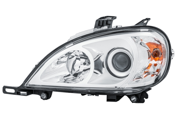 Far HELLA Lampa Frontala Stanga D2S H7 PY21W W5W Electric Motor Bi-Ksenon Halogen Alb Mercedes M W163 06.05