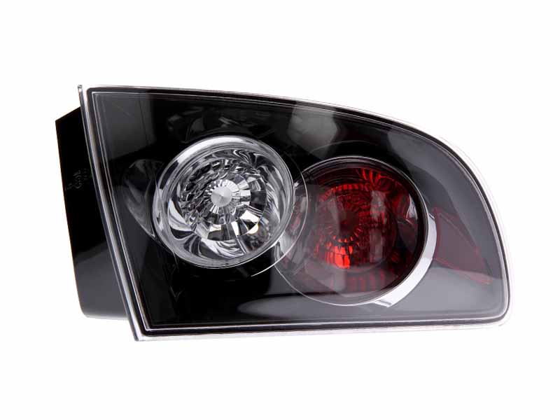 Lampa spate stanga externa Mazda 3 1.3-2.3 10.03-12.09 TYC fara suport bec partea exterioara semnalizator alb sticla transparenta