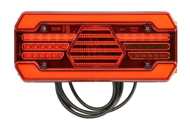 Stopuri spate WAS LED 12/24V indicator ceata marsarier frana parcare reflector lateral dinamic lungime cablu 0,2m dreapta