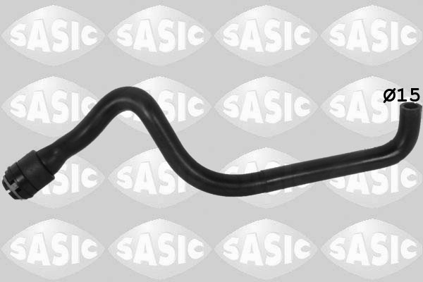 Furtun radiator cauciuc admisie 15mm SASIC OPEL ASTRA H GTC ZAFIRA B 1.9D 04.04-04.15