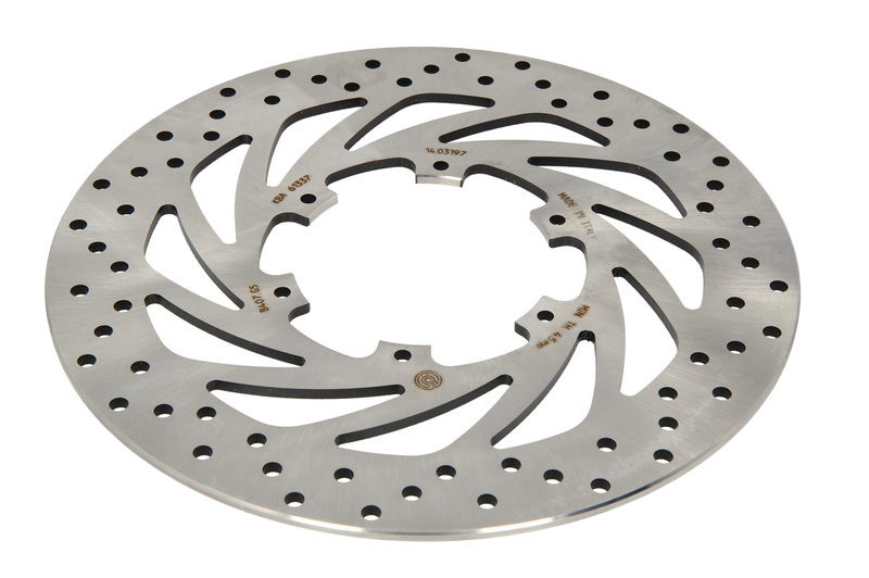 Disc frana fata BREMBO 300mm diametru exterior 105mm diametru interior 6x120mm spatiere gauri fixare 6,5mm diametru gaura fixare