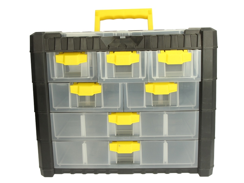 Organizator Garaj Rafturi MAMMOOTH Cutie Unelte Plastic Negru Lungime 200mm Latime 400mm Inaltime 326mm