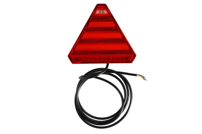 Stopuri spate LED WAS 12/24V indicator lumini frana parcare inversare reflector triunghiular 163x143x40mm cablu 0,2m