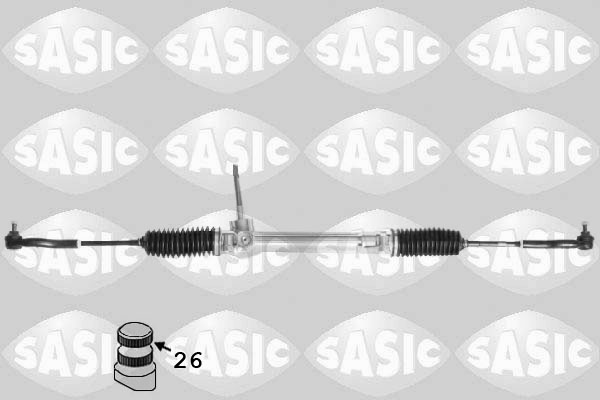 Caseta directie SASIC mecanic FIAT PANDA 1.1-1.4 09.03 fara servodirectie steering rack