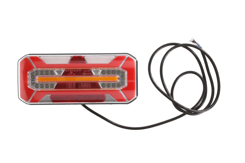 Stopuri spate LED 12/24V indicator ceata marsarier lumini frana parcare reflector triunghi cablu 0,2m stanga WAS